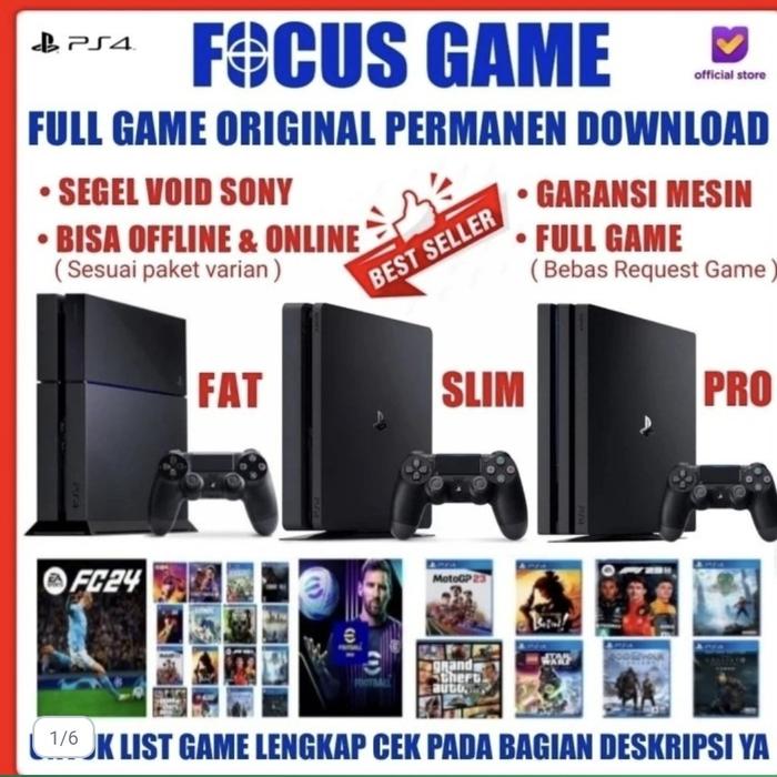 Fat Hen Paket Ps4 Dan Tv PS4 Fat 500gb Hen Fc 24 Fifa 24 Ofw Ps4