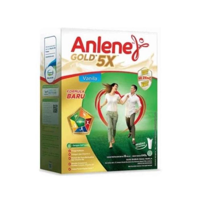 Gambar Anlene Gold 5X Susu Bubuk Dewasa Vanila 620g600g - Nutrisi Tinggi Kalsium Untuk Tulang Sendi dan Otot - Vanilla dari ini storee undefined Tokopedia