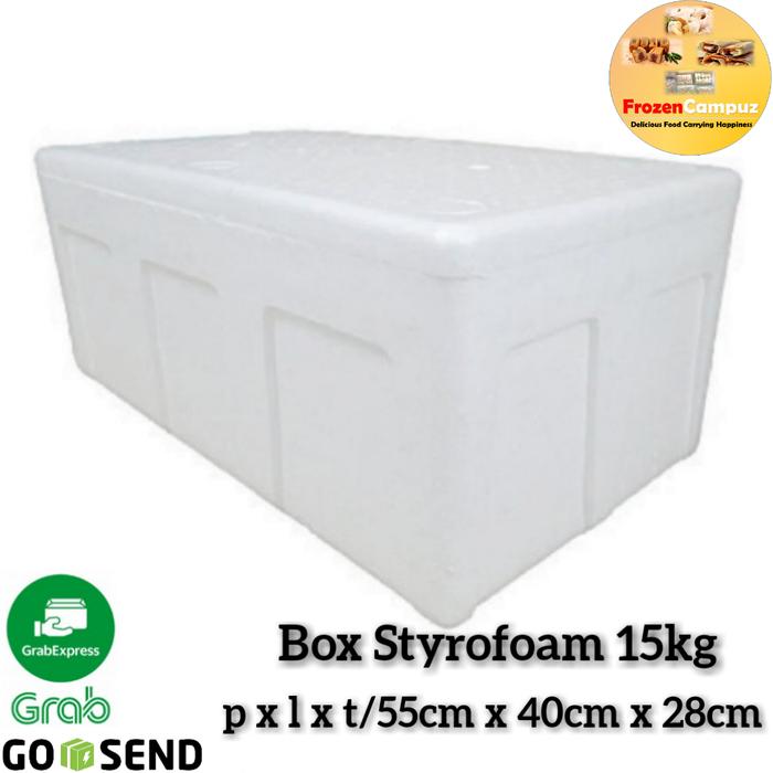 Gambar Box Styrofoam Kotak Sterofoam Variasi Ukuran/Styrofoam Box Makanan - Styrofoam 15kg dari FrozenCampuz undefined Tokopedia