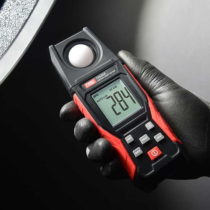 Gambar Lux meter pengukur intensitas cahaya alat ukur light meter test 200000 Lux - TA-630A dari Kawan Lama 88 undefined Tokopedia