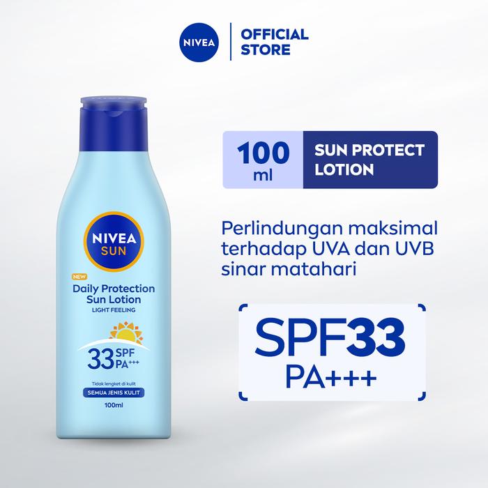 Promo NIVEA Body Lotion Daily Protection Sun SPF33 100ml NIVEA