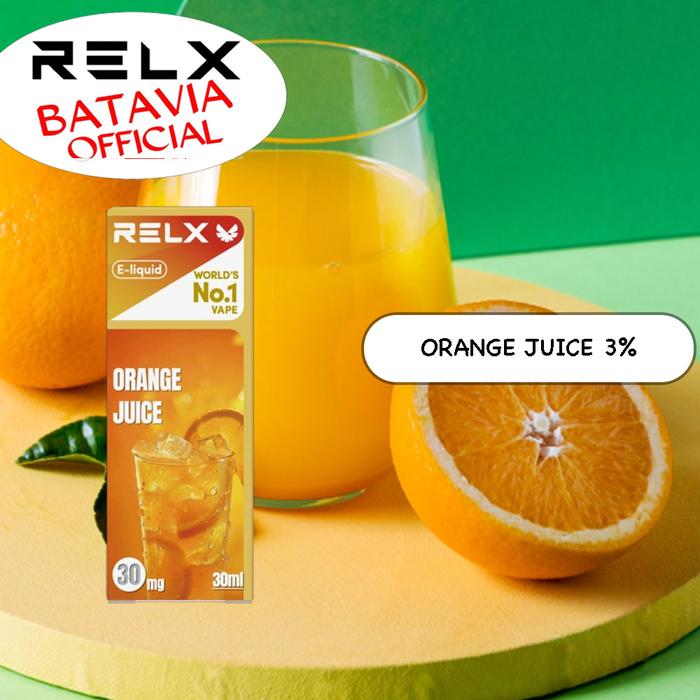 Gambar RELX LIQUID 30ML ALL VARIANT 1 PIECE - ORANGE JUICE dari Relx Batavia Official undefined Tokopedia