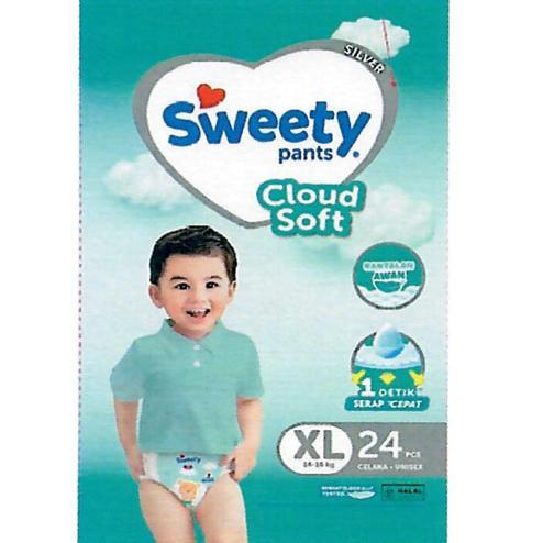 Gambar SWEETY SILVER PANTS S36 M28 L26 XL24 XXL22 CLOUD SOFT CUSHION S 36 M 28 L 26 XL 24 XXL 22 - SILVERXL24 dari ini storee undefined Tokopedia