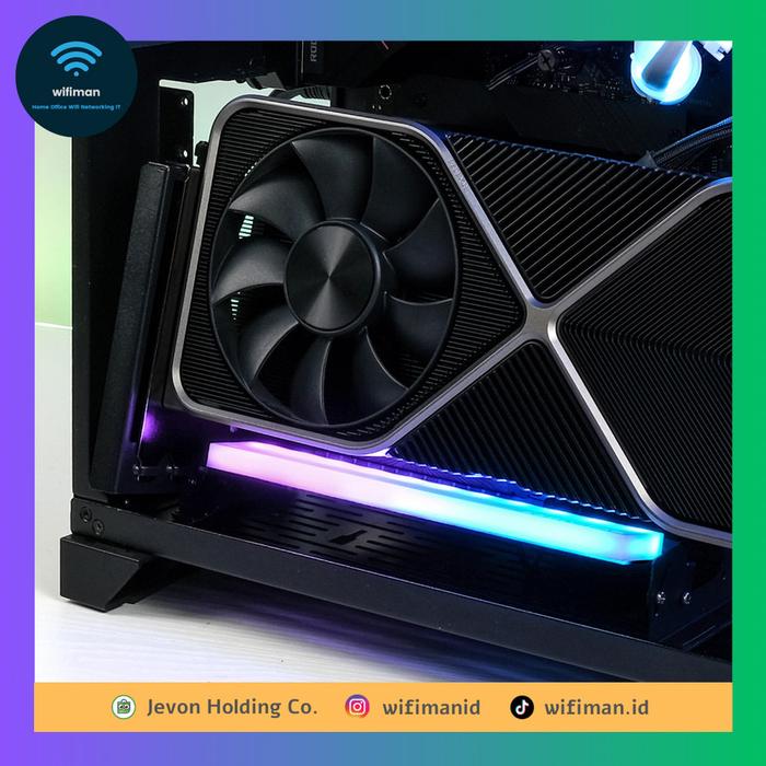 Gambar EZDIY ARGB Multi Angle Vertical GPU Mount PCIe Gen 4 VGA RTX Gen4 RGB - Black ARGB dari Jevon Holding Co by Wifiman undefined Tokopedia
