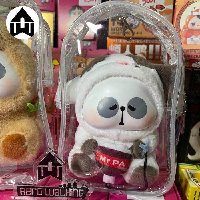 Gambar Pouch / Traveling Bag / Case / Keychain Tas untuk Blindbox Plush Boneka Labubu Macaron Mr Pa Upsetduck Upset Duck - OVAL Labubu dari Aero Walking-Shopz undefined Tokopedia