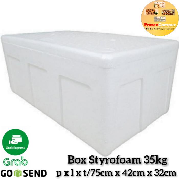 Gambar Box Styrofoam Kotak Sterofoam Variasi Ukuran/Styrofoam Box Makanan - Styrofoam 35kg dari FrozenCampuz undefined Tokopedia