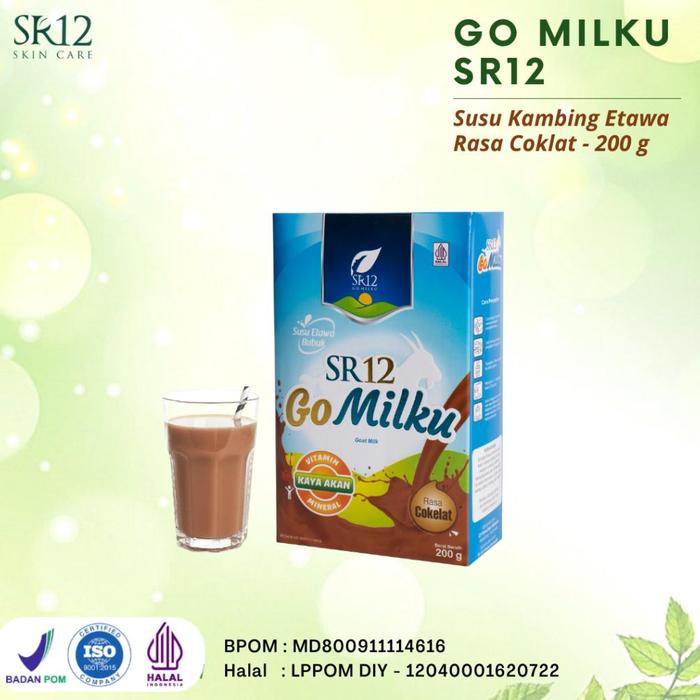 Gambar Qwo Susu Kambing Sr12 Gomilku 200Gr Go Milku Susu Bubuk Etawa Halal - Coklat 200gr dari Yunani177 undefined Tokopedia