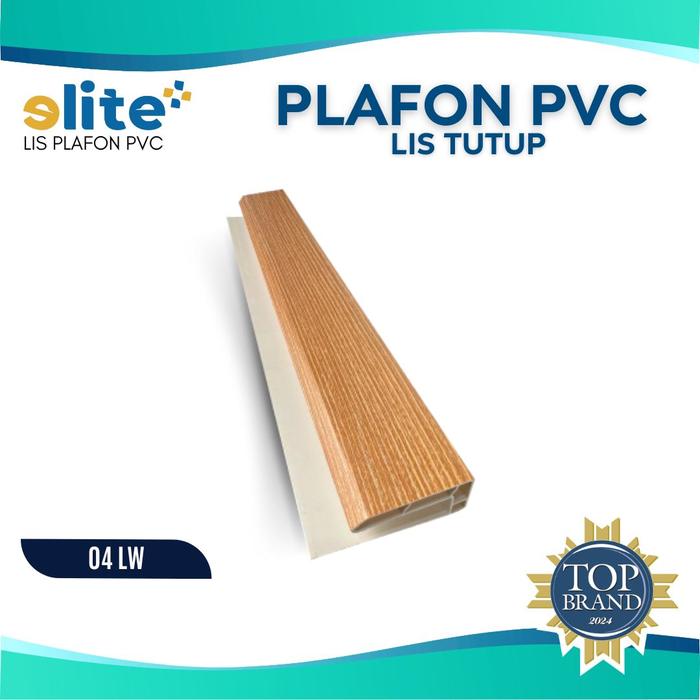 Gambar Lis Plafon PVC Elite - Lis Tutup - 04 LW  dari PVC Supplier Store undefined Tokopedia