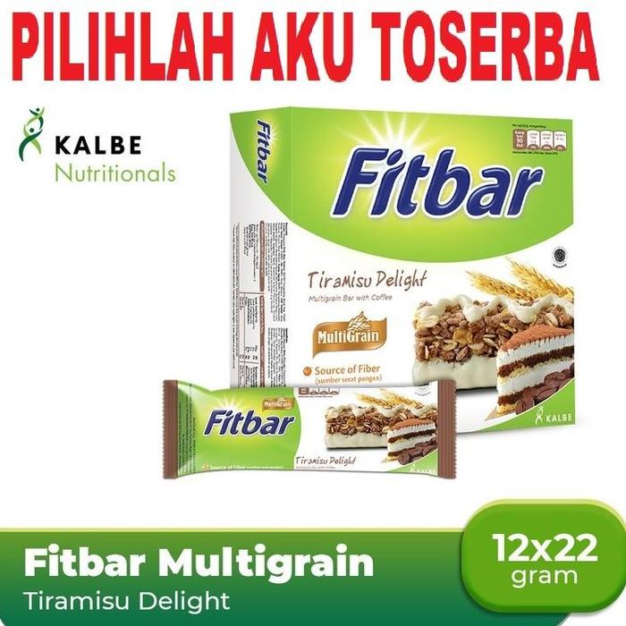 Gambar Fitbar TIRAMISU DELIGHT Multigrain Cereal Bar isi 12 - (HARGA 1 BOX) Berkualitas dari MakananInstan18 undefined Tokopedia