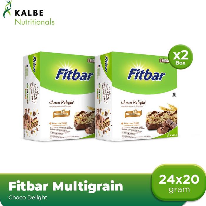 Gambar Fitbar Choco Delight 12x20gr Multigrain (2pcs) Berkualitas dari MakananInstan18 undefined Tokopedia