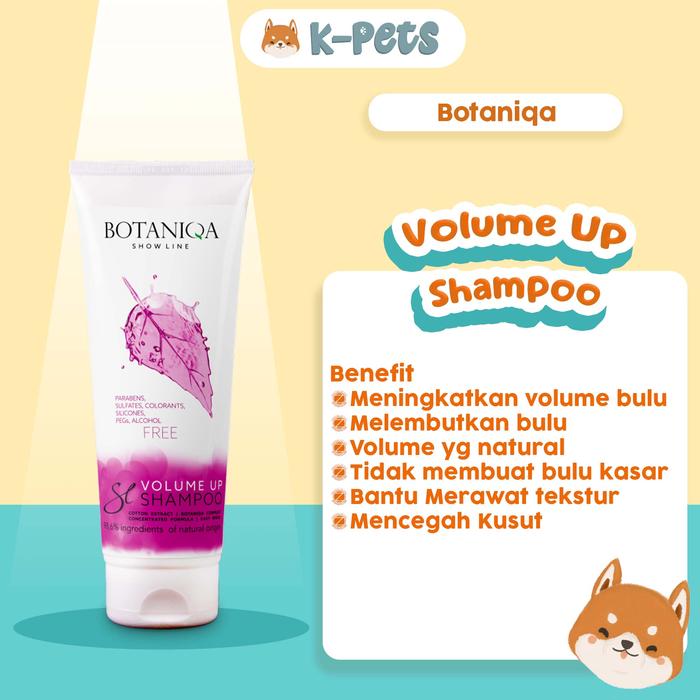 Gambar BOTANIQA Pet shampoo Anjing kucing - Volume Up shamp, 250 ml dari kartikapets_NEW undefined Tokopedia