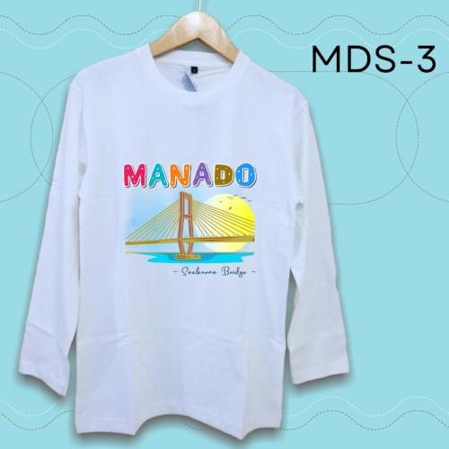 Gambar Kaos LP Wisata Manado Series Destinasi Kota-kota Wisata Populer Indonesia - MDS-4, Putih XS dari Pusat Kaos 87 undefined 4 Tokopedia