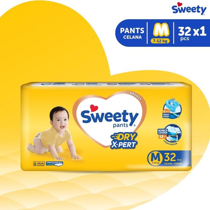 Gambar Bisa Popok Celana Bayi Sweety Bronze S-38 M-32 L-28 XL-26 XXL-24 - M-32 dari ini storee undefined Tokopedia