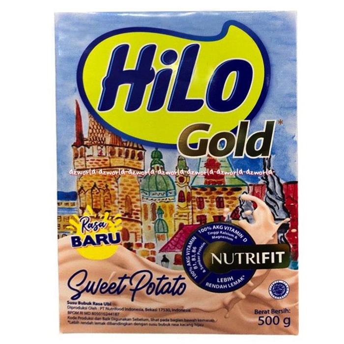 Gambar Hilo Gold Sweet Potato 500gr Nutrifit Susu Bubuk Untuk Kalsium Tulang Rendah Lemak UntuK Orang Tua Lansia Hailo Golden Sweetpotato 500gr dari ini storee undefined Tokopedia
