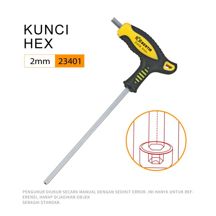 Gambar Kunci L Set Model T Handle Ballpoint Allen Hex Key 2/3/4/5/6/8/10mm - 2mm-Hex dari PT Futurestar Indonesia undefined Tokopedia