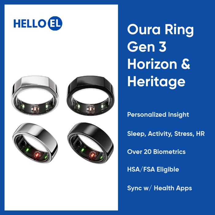 Jual Oura Ring Gen Horizon Heritage Heart Rate Sleep Insight