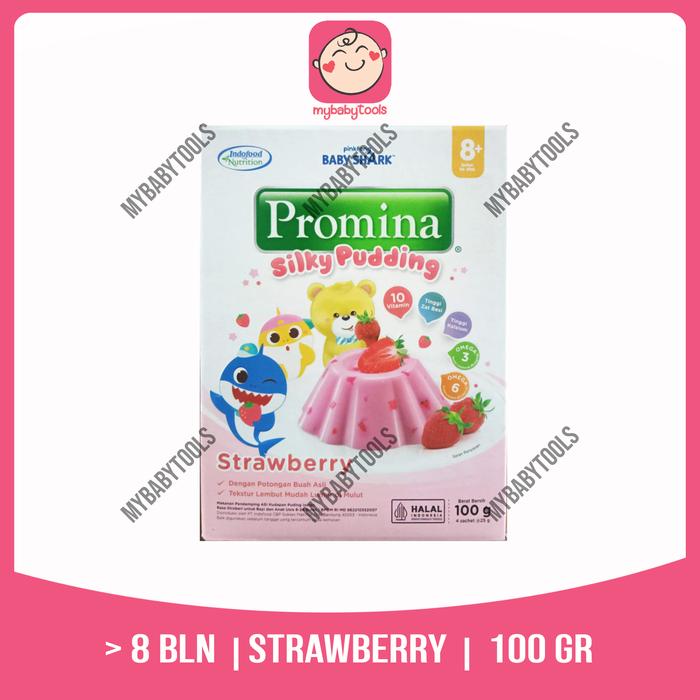 Gambar PROMINA SILKY PUDDING STRAWBERRY COKELAT BOX 100GR SILKY PUDING 9+ - STRAWBERRY 8+ dari mybabytools undefined Tokopedia