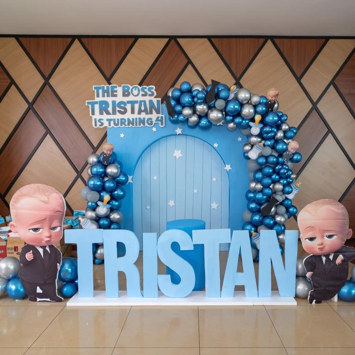 Gambar backdrop tema babyboss | dekorbalon jakarta bekasi bogor dari Paman Badut Happy Kids Party undefined Tokopedia