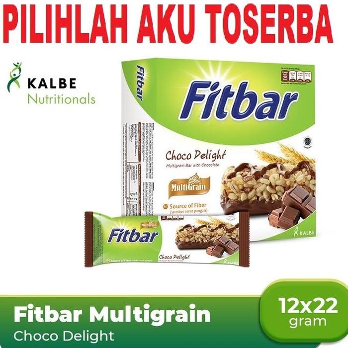 Gambar Fitbar CHOCO DELIGHT Multigrain Cereal Bar isi 12 - (HARGA 1 BOX) Berkualitas dari MakananInstan18 undefined Tokopedia