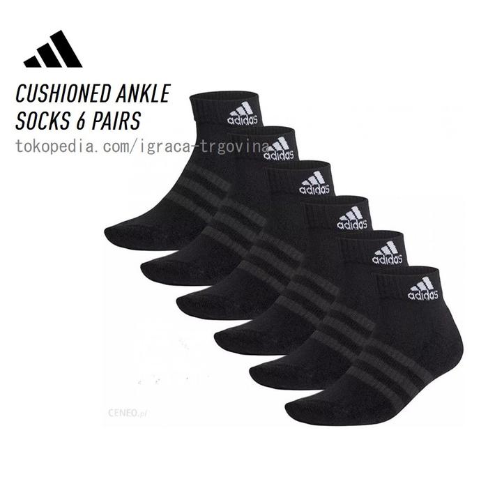 Gambar Kaos Kaki Adidas Original Light Low - 6 pasang - Black Cushioned, M dari wanpisroom21 undefined Tokopedia
