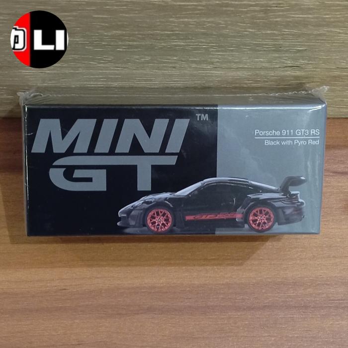 Gambar MINI GT 681 PORSCHE 911 (992) GT3 RS BLACK WITH PYRO RED MINIGT dari TOMICA LINE undefined Tokopedia