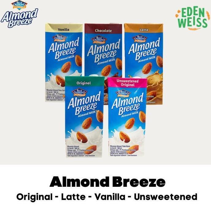 Gambar Almond Breeze Almond Milk - 1 Liter Original Latte Vanilla Unsweetened Formatiur2092 - Vanilla dari Jakarta Freshmart undefined Tokopedia