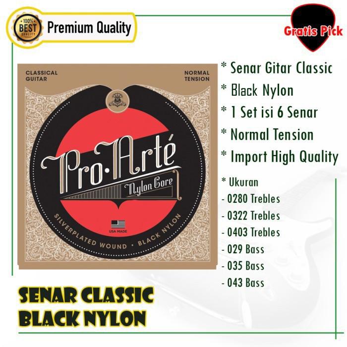 Gambar Senar Gitar Classic Nylon Senar Gitar Klasik Nilon Tali Gitar Nilon Varian Seri - EJ49 dari Beruang9 undefined Tokopedia
