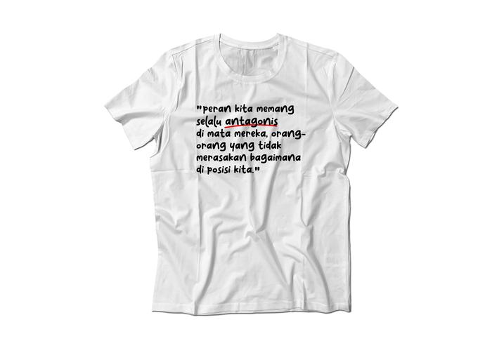 Gambar Kaos Sablon Digital kata-kata Unik dan Kreatif KAOS KARSA KATA 04 - KARSA NIRMANA - Putih, S dari karsa_nirmana undefined Tokopedia