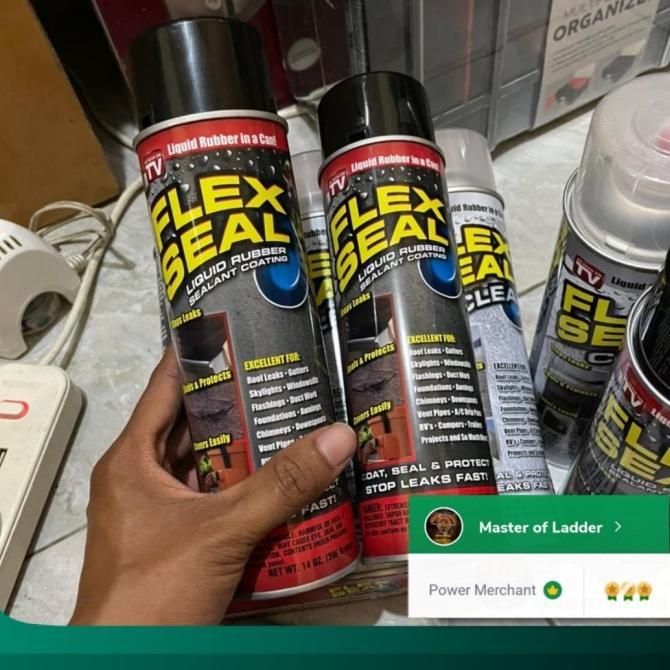 Gambar Ready || Flex Seal Spray Penutup Celah Lubang Liquid Rubber Sealant Coating Usa - Hitam dari bokimuert undefined Tokopedia