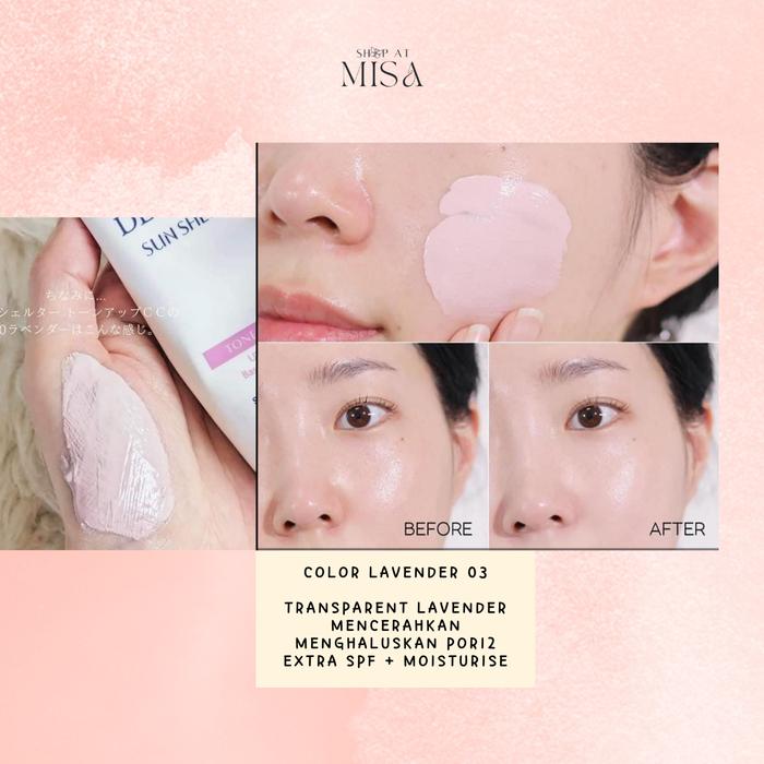 Gambar Tone Up CC Cream Sunshelter Decorte - 100% Original Japan - Lavender dari SHOPatMISA undefined Tokopedia