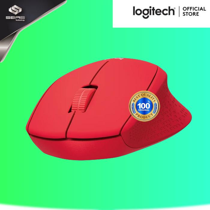 Gambar Logitech M331 Mouse Wireless Silent Click - Merah dari SBAS Technology undefined Tokopedia