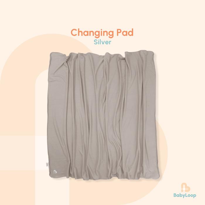 Gambar Kain Bedong Bayi - Baby Swaddle Bamboo Cotton - Baby Loop - Silver dari Baby Loop Authorized Reseller undefined Tokopedia