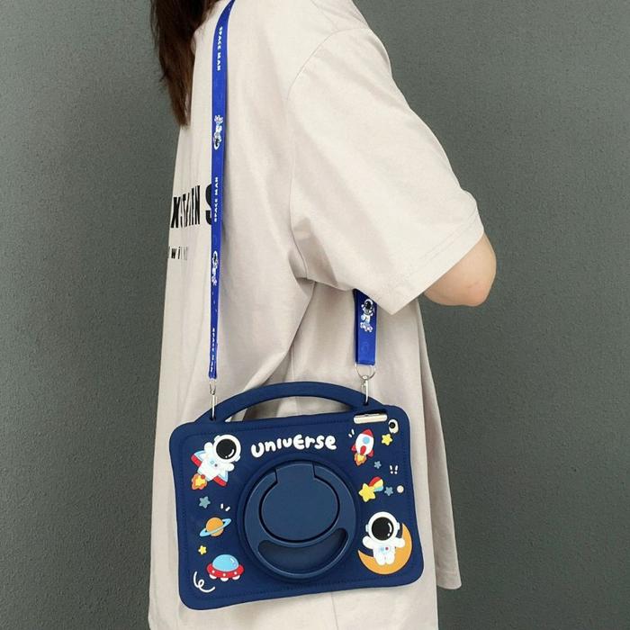 Gambar Perlindung Tablet Case Casing Kesing Kekinian Tali Selempang Motif Lucu Untuk Huaw3i Matepad SE 11" 2024 - Astronot dari Better Gadget undefined Tokopedia