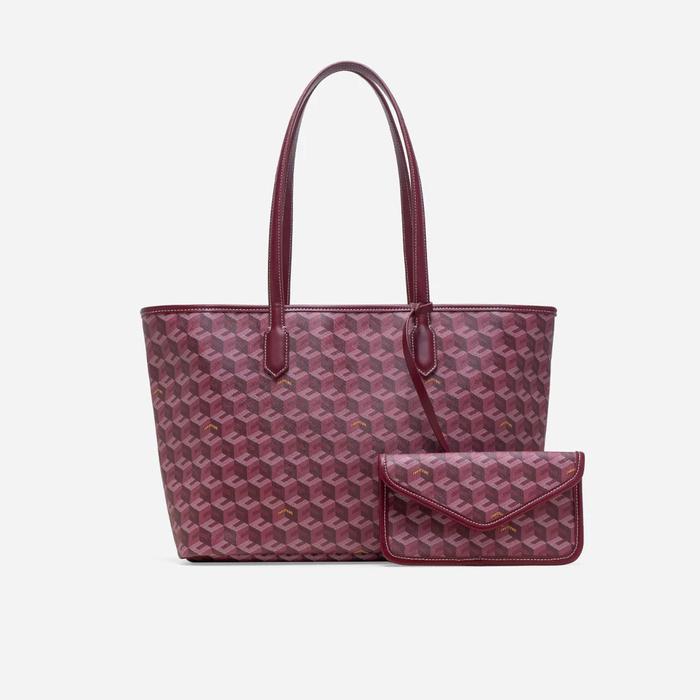 Gambar CHRISTY NG Tote Bag Large 100% original - Burgundy dari shopaton_id undefined Tokopedia