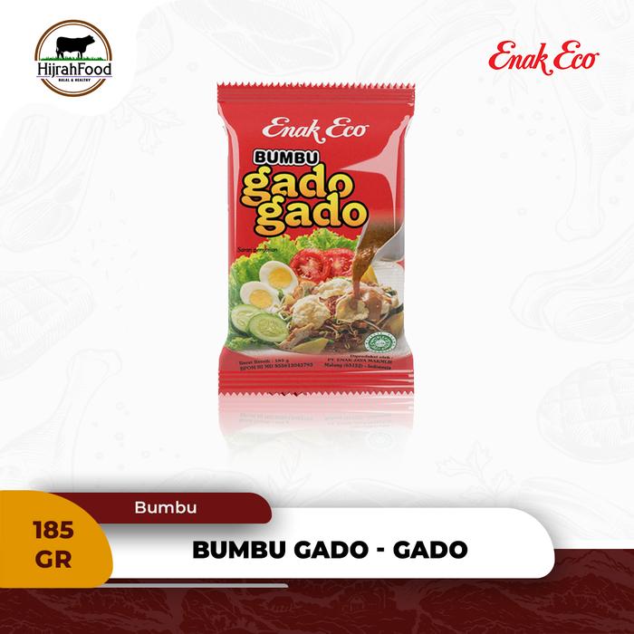 Gambar Enak Eco Bumbu Sate Ayam / Sate Daging / Gado-Gado | Bumbu Kacang Siap Saji - 185 gr - Bumbu Gado-Gado dari Hijrahfood Meatshop undefined Tokopedia