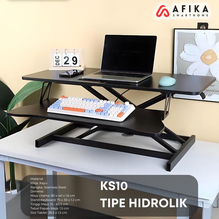 Promo Meja Laptop Kayu Lipat Portable Lesehan Hidrolik Folding Desk ...