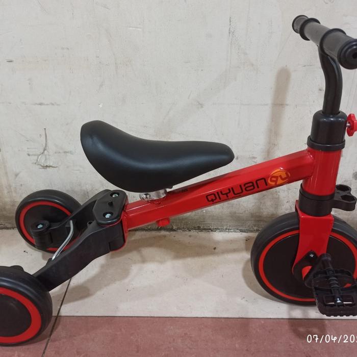 Gambar Sepeda Anak Roda 3/ 3in1 Sepeda Keseimbangan Anak Balance Bike Ride On - Merah dari Atlast0ys undefined Tokopedia