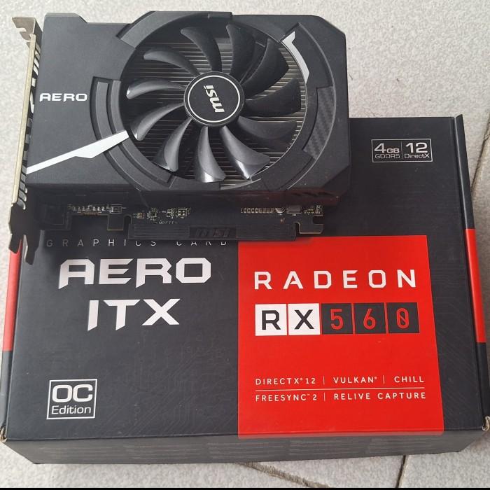 Fan Rx 560 Msi Vga Msi Rx 560 4gb Ddr5 Itx Box