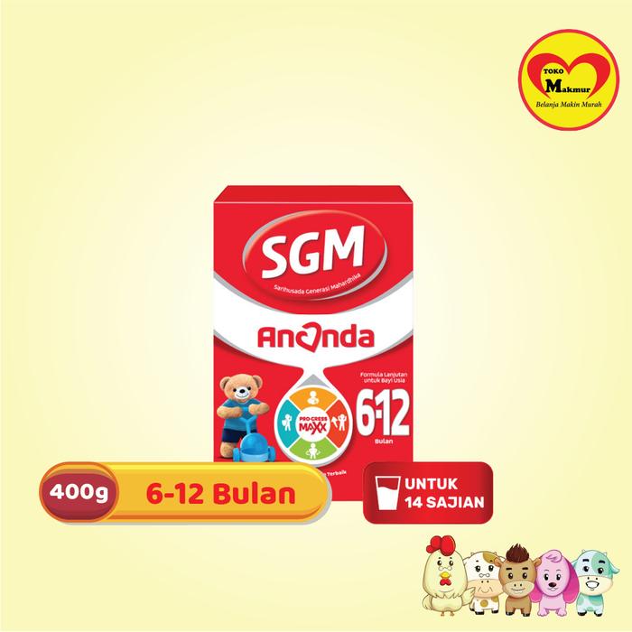 Gambar SGM Ananda 2 400 g - Susu Formula Bayi Bubuk (6-12 Bln) dari tokomakmurmakinmurah undefined Tokopedia