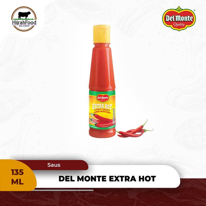 Gambar Del Monte Saus Sambal | Delmonte Extra Hot Chili Sauce - 135 ml dari Hijrahfood Meatshop undefined Tokopedia