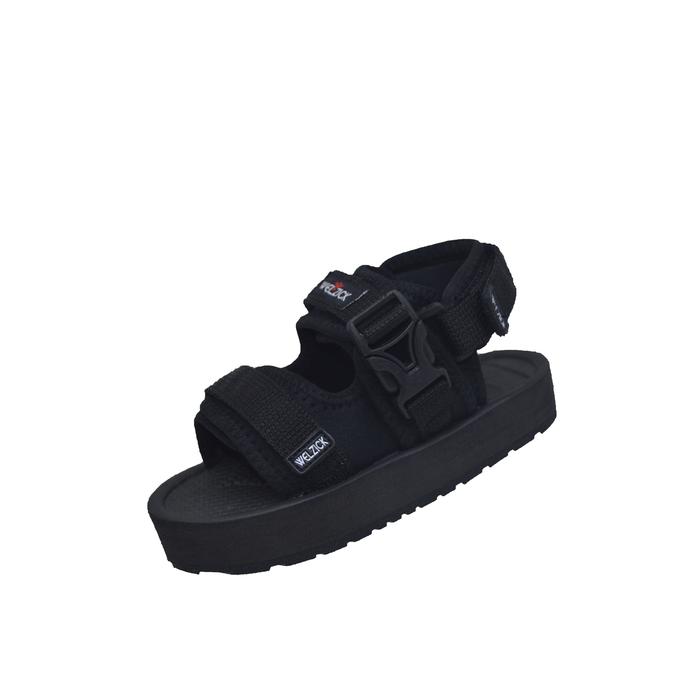 Gambar Sandal Gunung Anak Laki Laki Sendal Anak Perempuan Empuk - Alaska Kids - Black, 25 dari Three box Footwear undefined Tokopedia