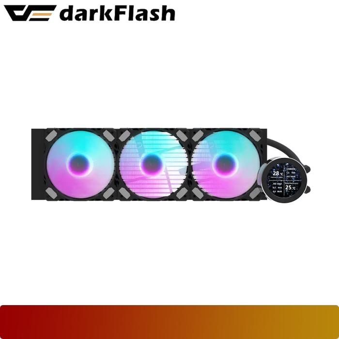Gambar DARKFLASH NEBULA DN360S LCD IPS Display 360mm Liquid CPU Cooler - Hitam dari Nano Komputer undefined Tokopedia