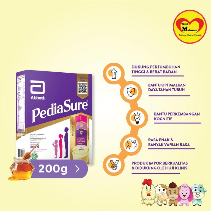 Gambar Pediasure madu 200gr dari tokomakmurmakinmurah undefined Tokopedia