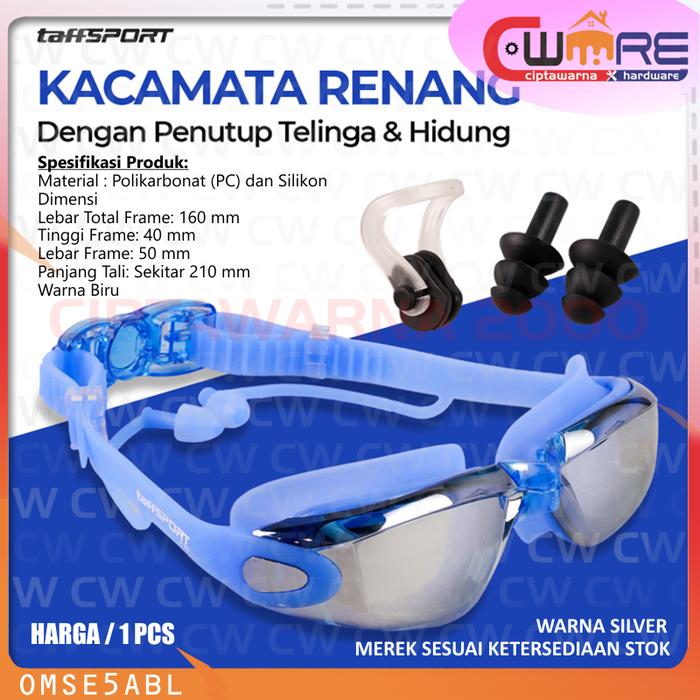 Gambar Kacamata Renang Dewasa Speeds LX 5100 Mirrored Anti Fog UV + Earplug - Random - Biru dari Ciptawarna2000 Home Living undefined Tokopedia