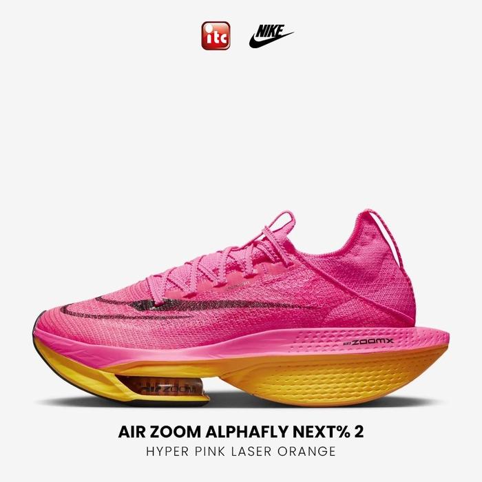 Gambar Nike Air Zoom Alphafly Next% 2 Hyper Pink Orange 100% Authentic - 8 W dari promo itc undefined Tokopedia