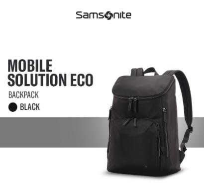 Gambar Tas Pria Sekolah, Kuliah, Kantor Samsonite Mobile Solution Eco Deluxe BPV2 Antm - Black - Silver Shadow - Hitam dari Burger_Store undefined Tokopedia