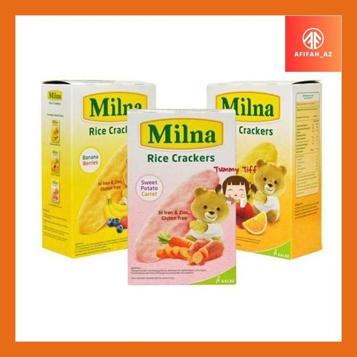 Gambar Afif" Milna Rice Cracker / Milna Rice Cracker / Yummybites / Snack Bayi Yummy Bites Cracker - MILCRACKER Apel dari Afifah_AZ undefined Tokopedia