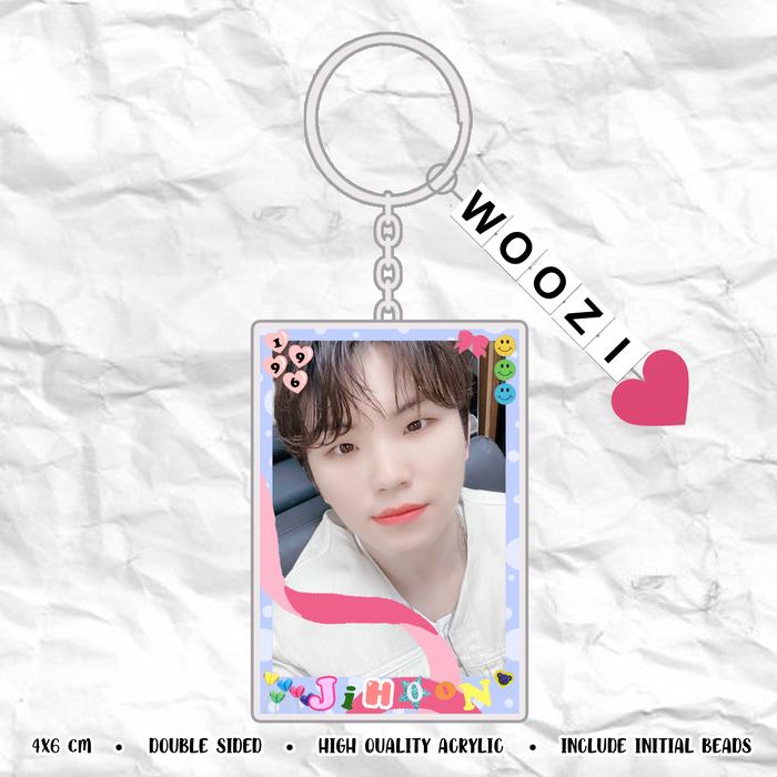 Gambar SEVENTEEN Acrylic Keychain Candy Keyring / Gantungan Kunci SVT Ganci KPOP - Woozi dari Spring Snow Studio undefined Tokopedia