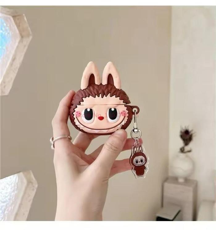 Gambar AirPods Gen 1 & 2 / 3 / Pro Labubu CryBaby AIRPOD PRO2 / 1 SOFT CASE Silicone - LABU COKLAT, AIRPODS 1 / 2 dari i-case undefined Tokopedia