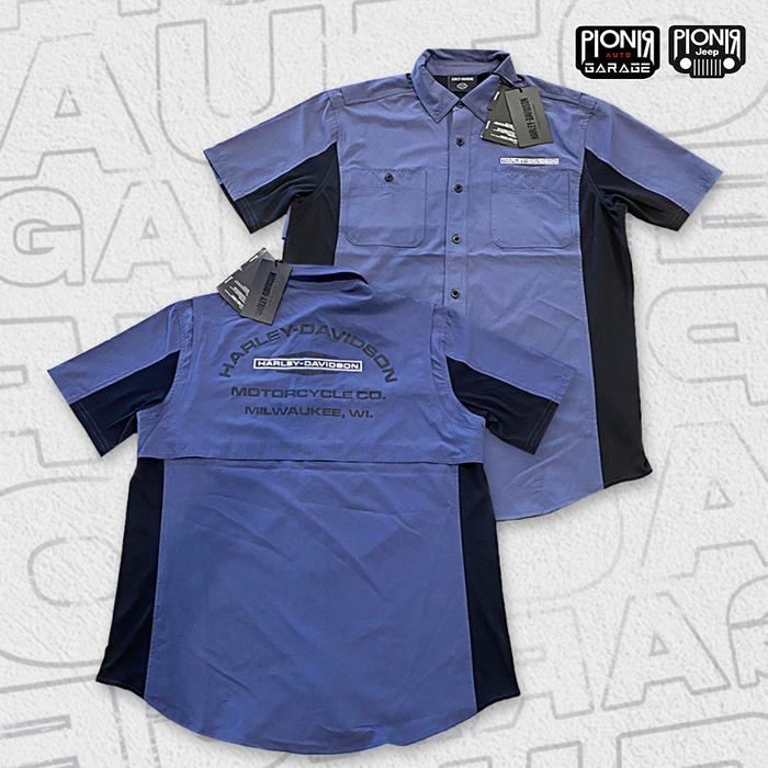 Gambar Merchandise Kemeja Harley Davidson 100% Original Amerika Serikat USA - Biru Muda - L dari Pionir Jeep-Pionir Auto Garage undefined Tokopedia